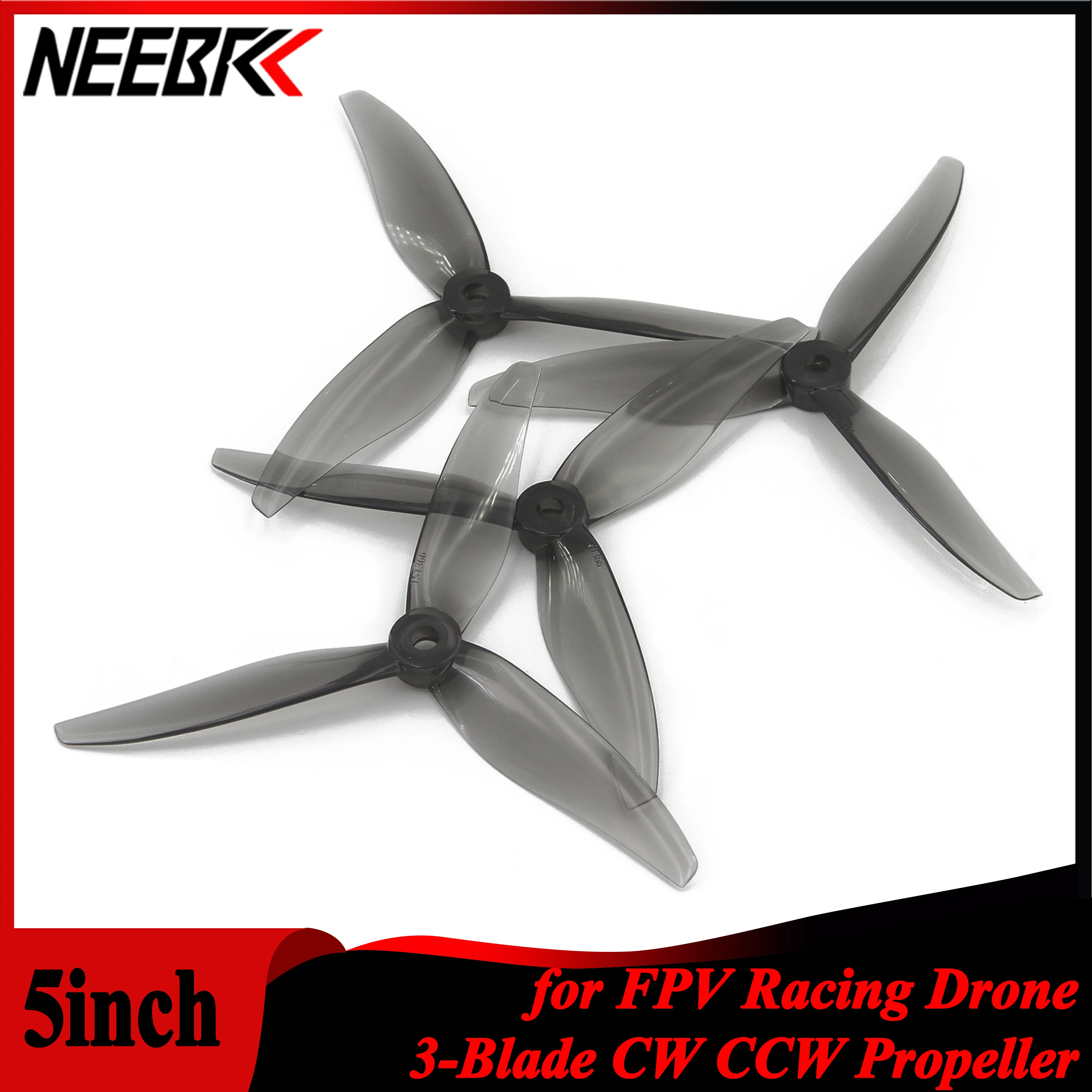 Fpv Drone Motor - NEEBRC 12 пар 5-дюймовых реквизитов, 3-лопастные
